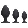 Ouch! Lot de 3 plugs Swirled Silicone